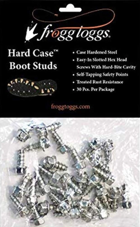 Frogg Toggs Hard Case Boot Studs, Steel, 30 Per Pack