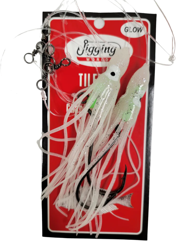 20 Luminous Jigs For Fishing Lead Sinker Squid Hook Jig With