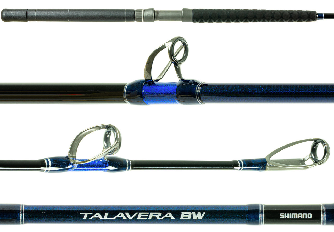 Shimano TEBC60HSBA Talavera Bluewater Ring Guide Slick Butt Rod - 6' - 20-40lb