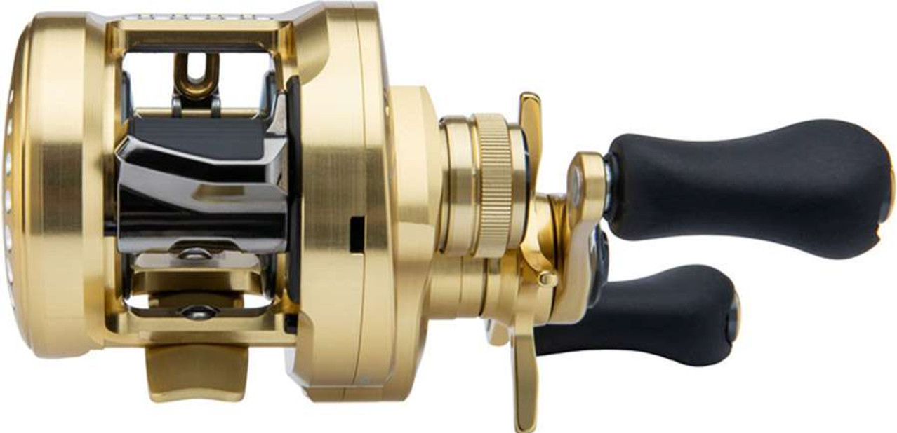 SHIMANO CALCUTTA CONQUEST 201 Gold Bait Reel Left Japan - As Is - HSHM SHIMANO CALCUTTA CONQUEST 201 Gold Bait Reel Left Japan - As Is - HSHM