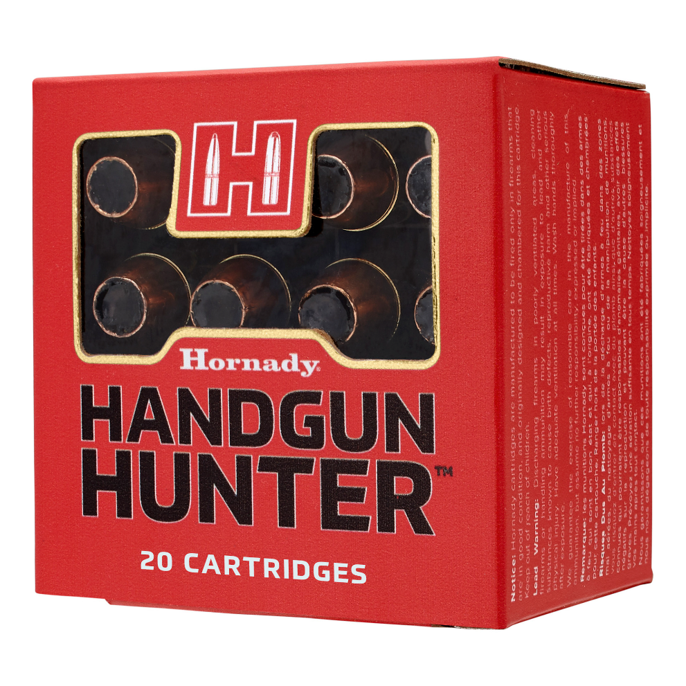 Hornady Hunter Pistol Ammo 9MM Luger +P, 115 Gr, Monoflex