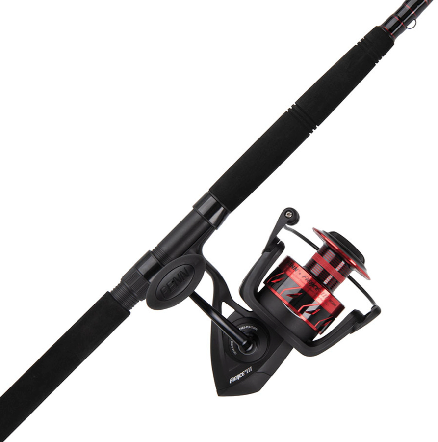 Penn Fierce III Spinning Fishing Reel Combo