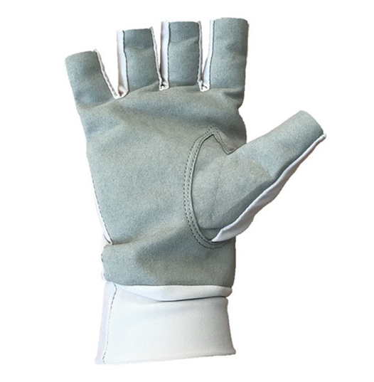 Glacier Ascencion Bay Fingerless Sun Gloves - Light Gray, Small
