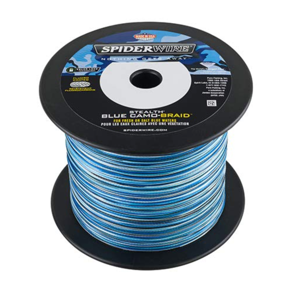 SpiderWire Stealth® Smooth8 x8 PE Braid Blue Camo 0,19 mm 18,0 kg