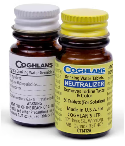 Coghlan's 2 Step Drinking Water Treatment Tablets and Neutralizer