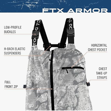 Frogg Toggs Men's FTX Armor Premium Waterproof Bib