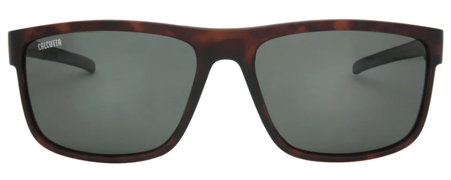 Calcutta Palma Sola Polarized Sunglasses Matte Tortoise Frame/Gray Lens