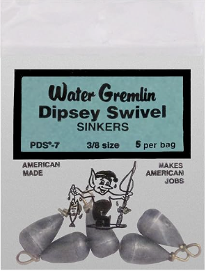 Water Gremlin Dipsey Swivel Sinkers