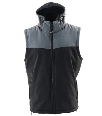 Blackfish Gale Softshell Vest (Black/Teal) 2XL