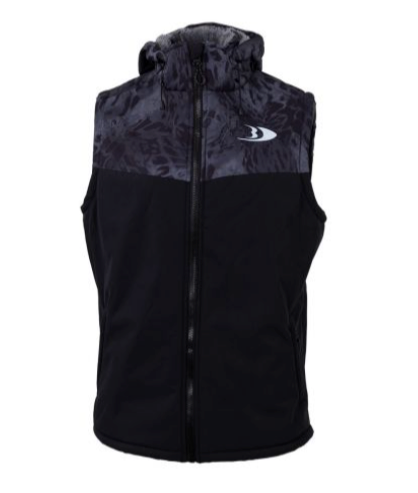 Blackfish Gale Softshell Vest Black/Pryn1 Blackout, 2XL