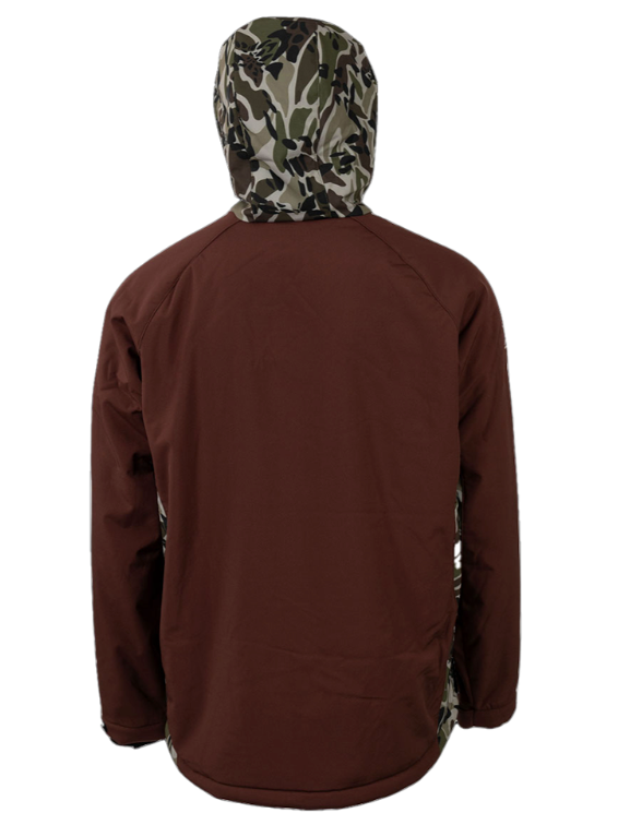 Blackfish Gale Softshell Pullover - Brown/Prym1 OS Woods - XL