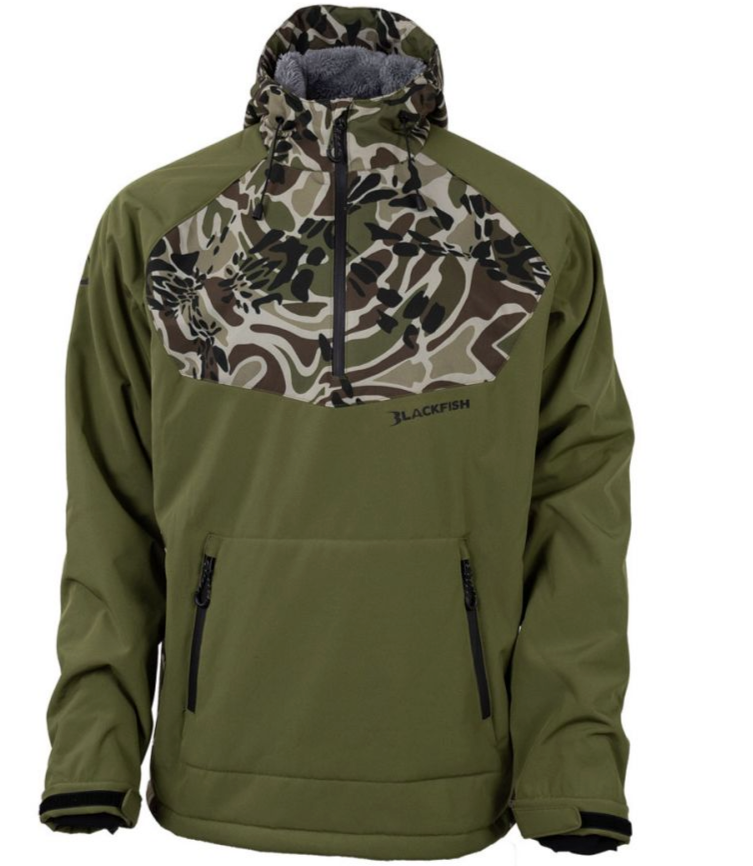 Blackfish Gale Softshell Pullover - Green/Prym1 OS Woods