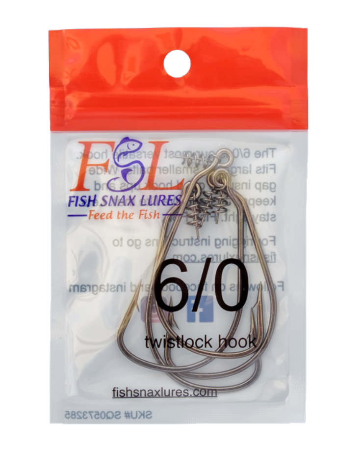 Fish Snax Lures Twistlock Hooks