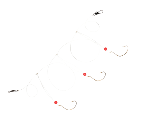 Sea Striker 3-Drop Pompano Rig, #2 Gold Wide Gap Hooks