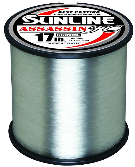 Sunline Assassin FC Fluorocarbon Line 12lb 660yd Clear