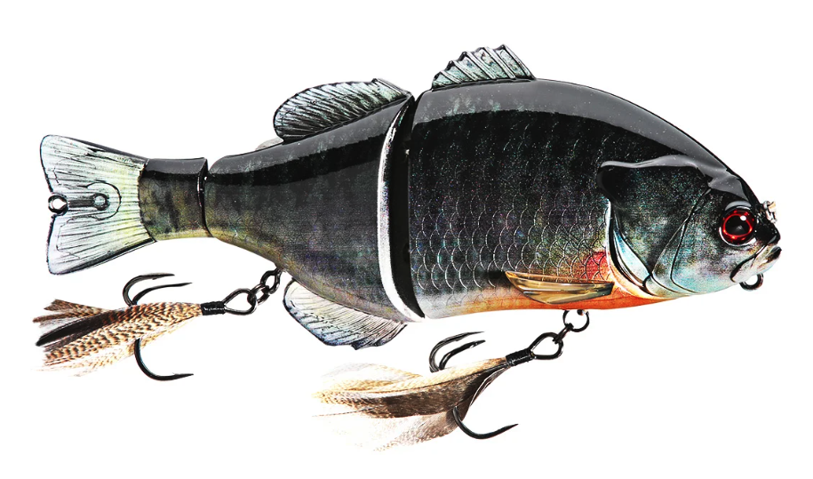 Jackall Gantarel Floating Segmented Swimbait, 6 1/4", 2 1/2oz, RT Spawn Gill