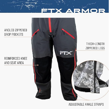 Frogg Toggs FTX Armor Bib Dark Graphite Size LG