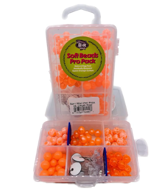 BnR Tackle Soft Beads Pro Packs, AK, Chum/Pink