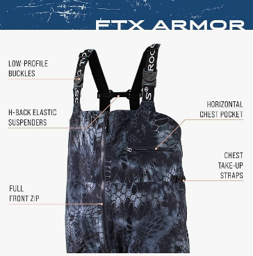 Frogg Toggs FTX Armor Bib, Kryptek Typhon, 2X-Large