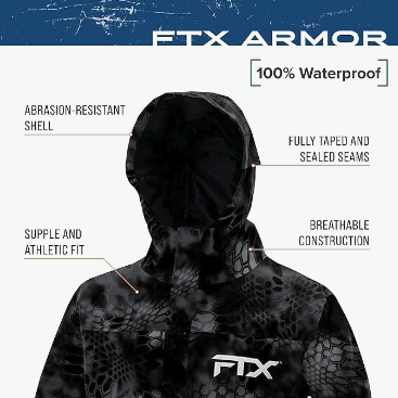 Frogg Toggs FTX Armor Jacket, Kryptek Typhon, LG