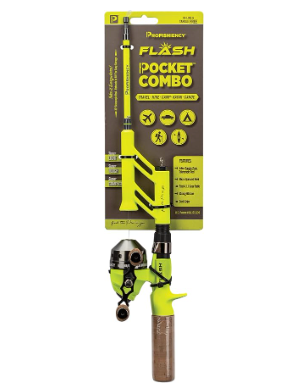 ProFISHiency PCFLASH Flash Telescopic Pocket Spincast Combo