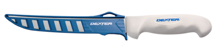 Dexter Outdoors SOFGRIP Wide Fillet Knife with Edge Guard 8"