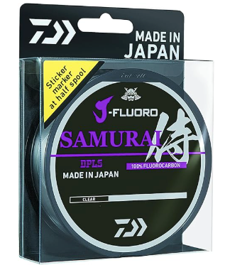 Daiwa J-Fluoro Samurai Fluorocarbon Line, Filler, 22lb 220yd