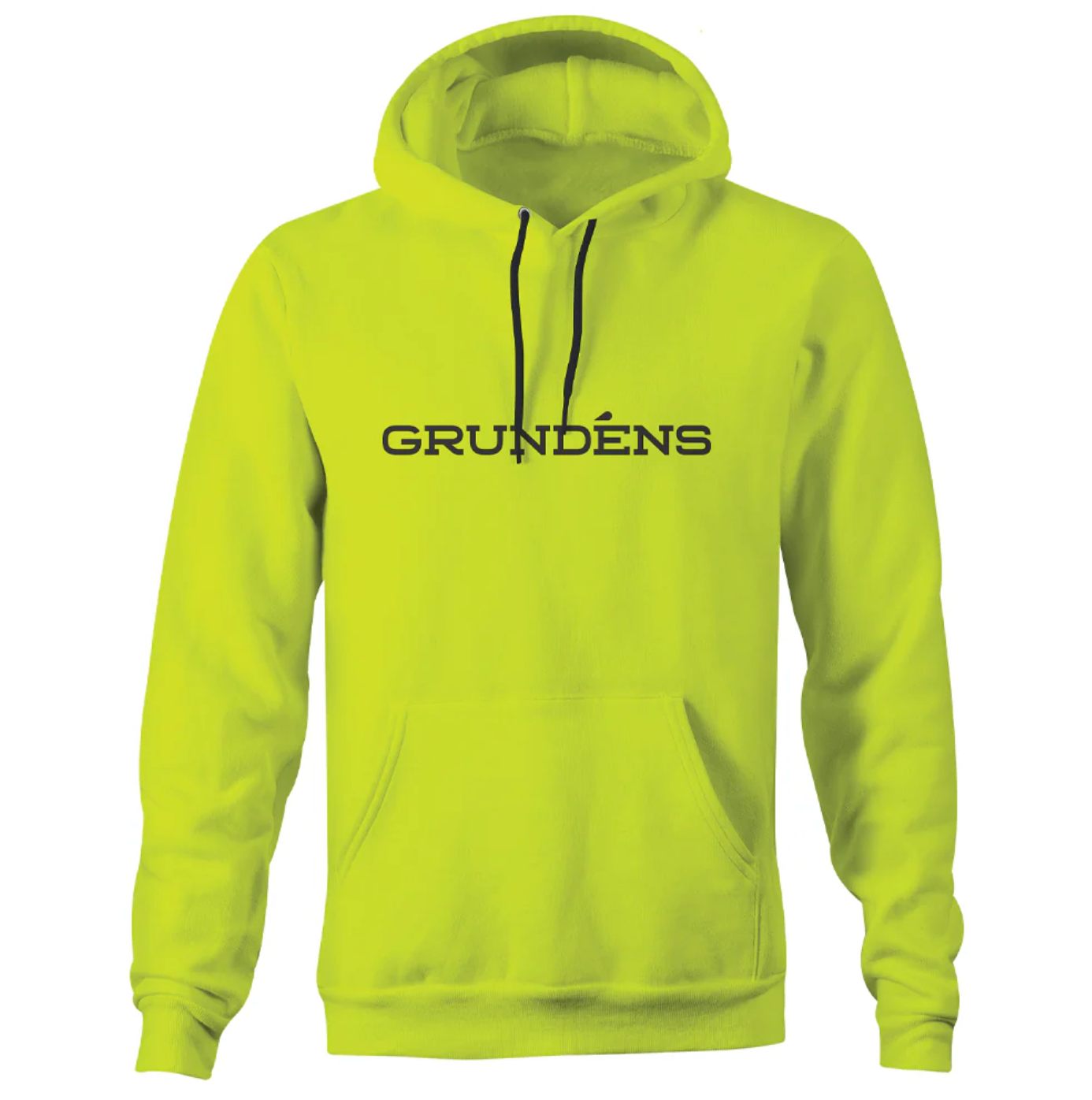 Grundens WRDMRK Hoodie, Hi-Vis Yellow, L