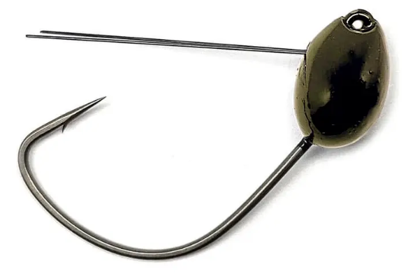 Gamakatsu G Finesse Jig Head Wacky, Green Pumpkin