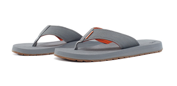 Grundens Deck Hand Sandal, Monument Grey, Size 8