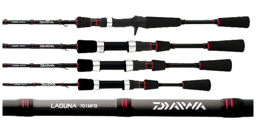 Daiwa LAG562ULFS Laguna Spinning Rod, 5'6", 2 Pc, Fast, UL, 1/32-1/8