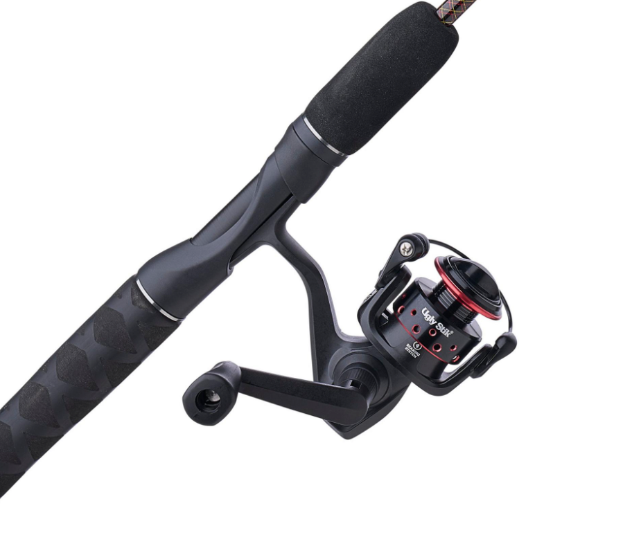 Ugly Stik USGXSP602M/30CBO GX2 Spinning Combo, 6' Medium 2 pc. Rod