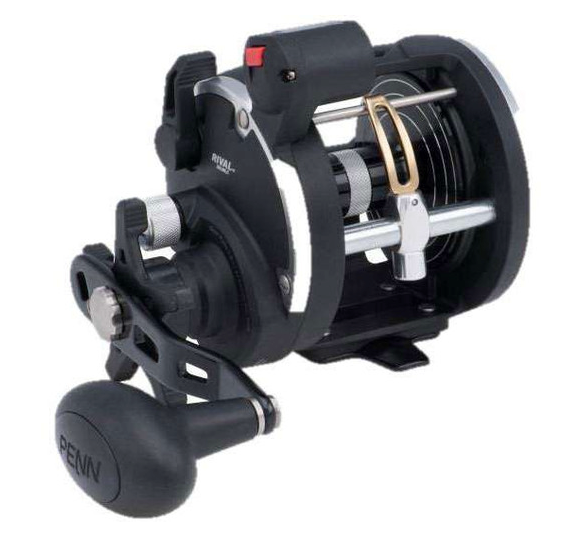 Penn Rival RIV15LWLC Level Wind 15 sz Line Counter Reel, 2 Brg, 5.1:1