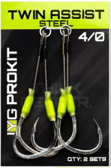Jyg Pro Twin Assist Steel 4/0 Steel