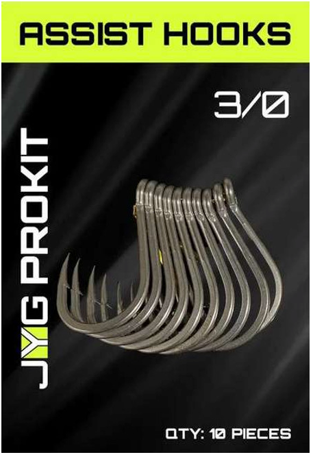 Jyg Pro Assist Hooks 5/0 10Pcs
