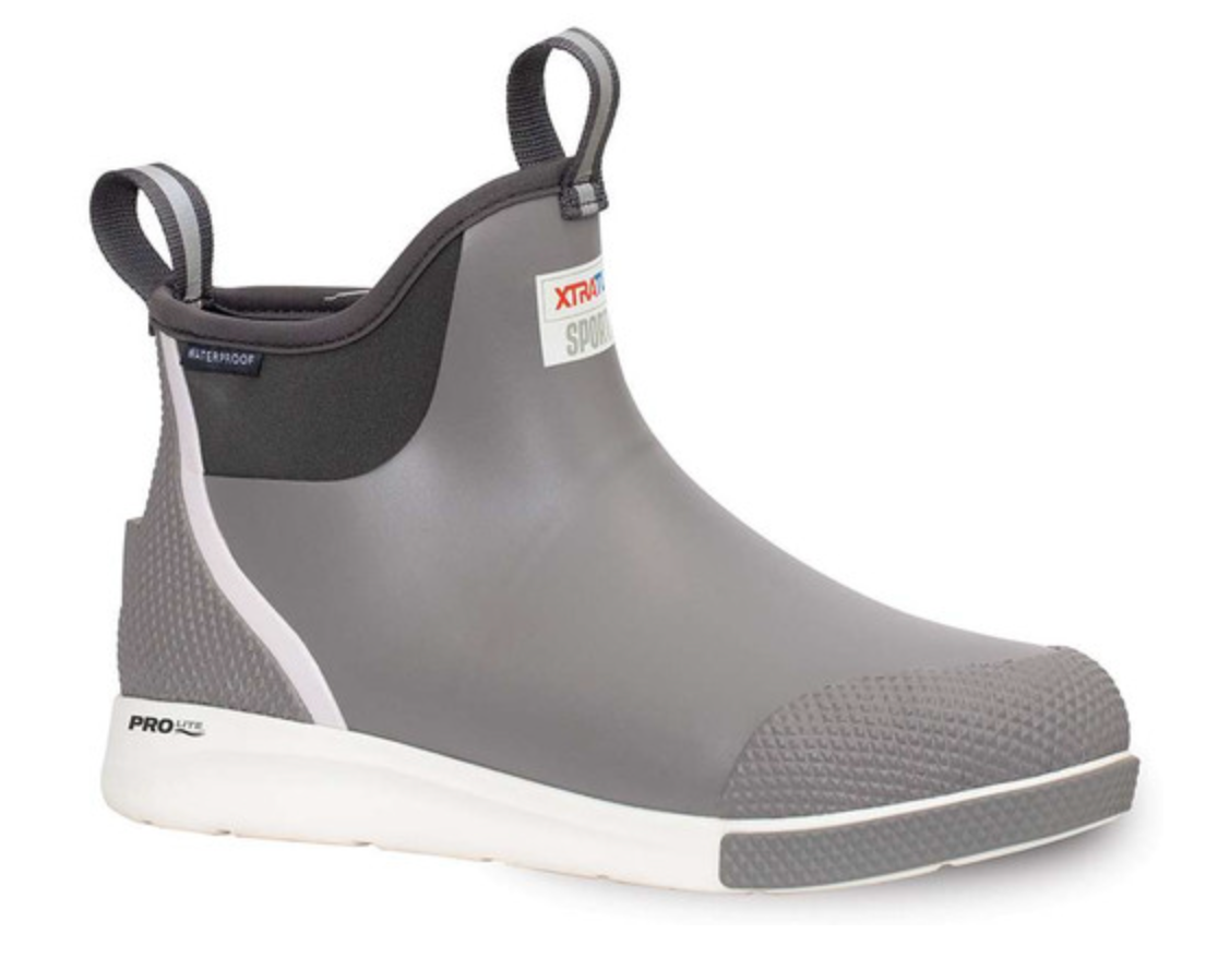 Xtratuf Mens Sport 6 Deck Boots Gray #10-Pr