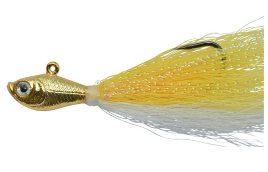 Spro Prime Bucktail Jig Chrome Gold 1oz Lure