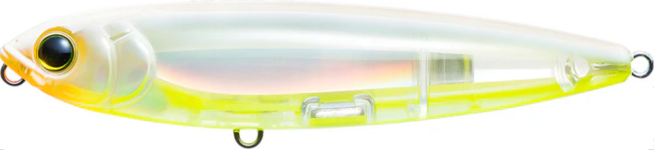 Yo-Zuri 3D Inshore Topknock Pencil Topwater Walker 5'' 1Oz Bone Silver Chartreuse