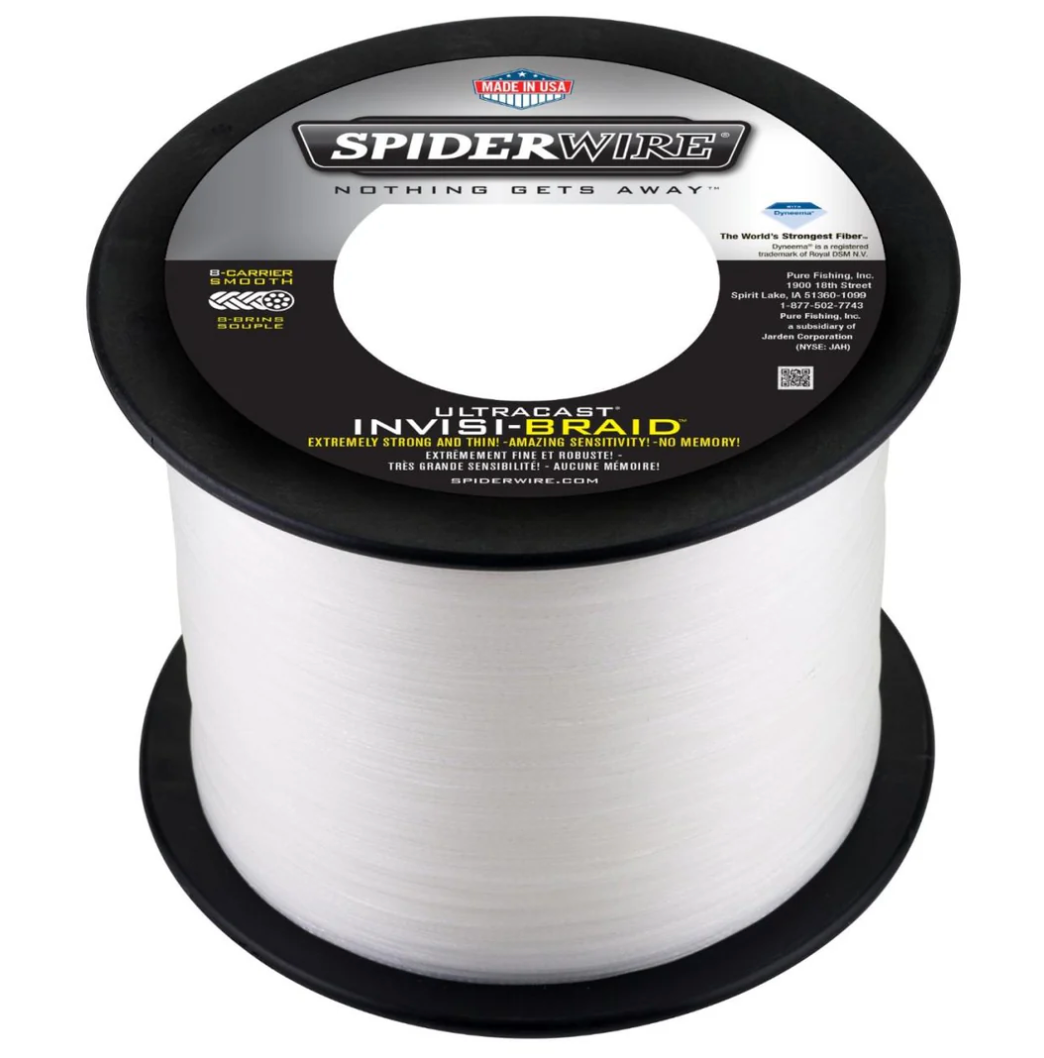 Spiderwire Ultracast Braid, Superline, 10lb test, 2187yd Invisabraid