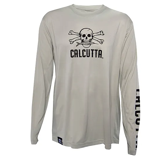 Calcutta Performance Poly Long Sleeve, Gray, Medium