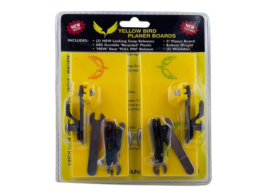 Yellow Bird (2) 5" Mini Planer Boards - Includes (1)