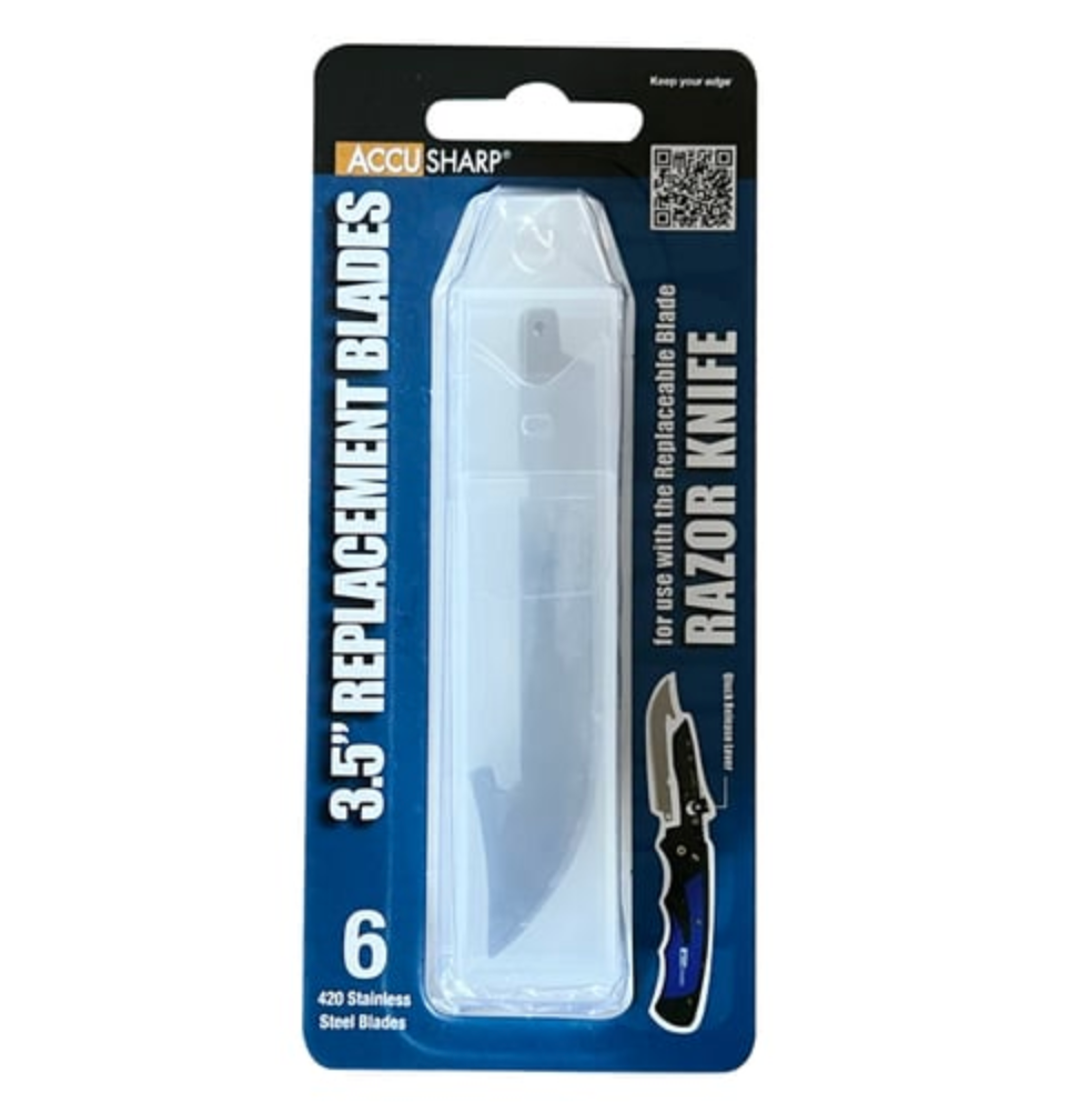 AccuSharp 744C 3.5" Replacement Blades for Razor Knife