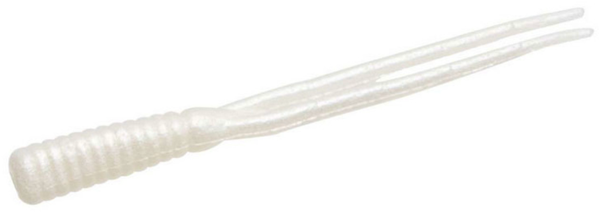 Zoom Split Tail Trailer, 4" 20Pk, White Pearl