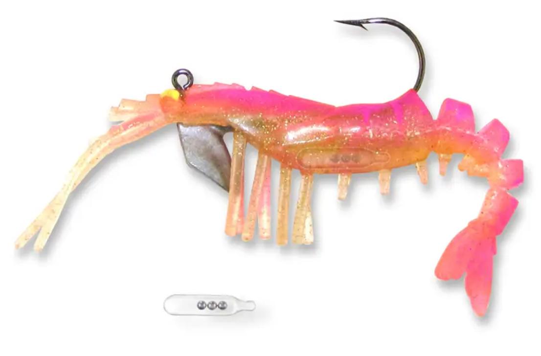Egret Baits Vudu Rattler Shrimp 3.5'' Rattl 2pk 1/4oz