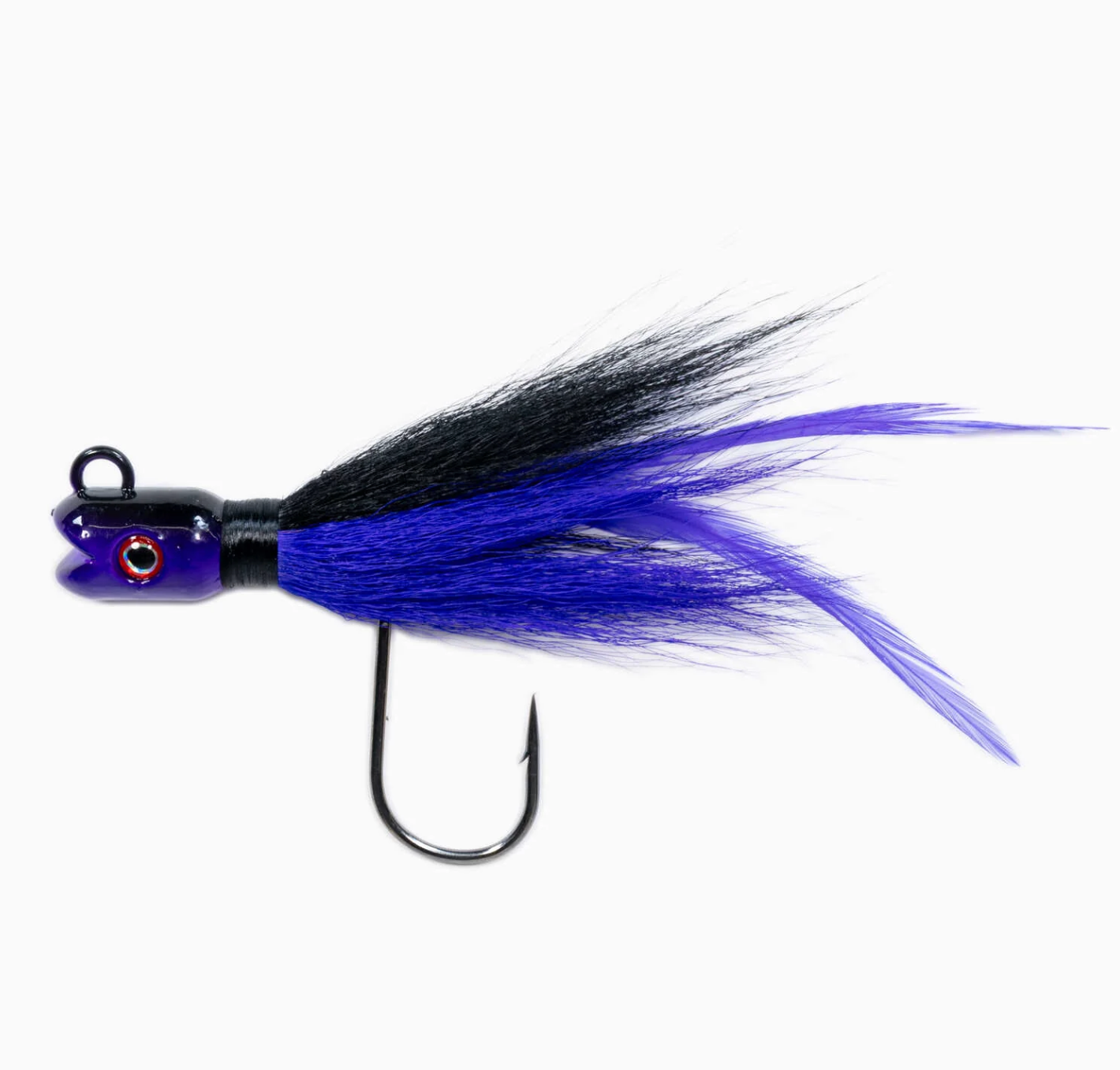 Dark Matter John Skinner Swing Hook Striped Bass Bucktail