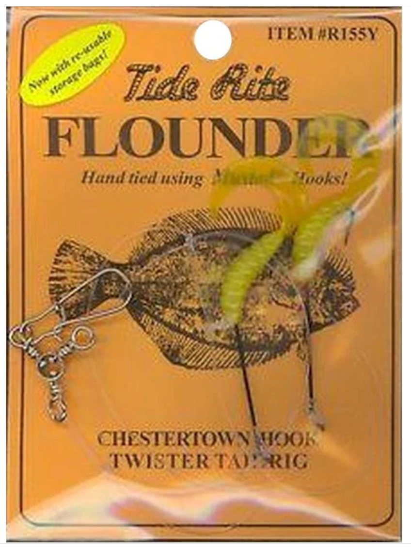 Tide Rite Flounder Rig-Twister, Yellow