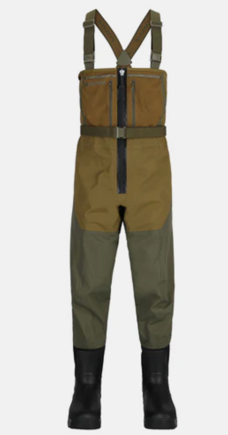 SIMMS Men's FREESTONE Z BOOTFOOT - RUBBER LODEN L10