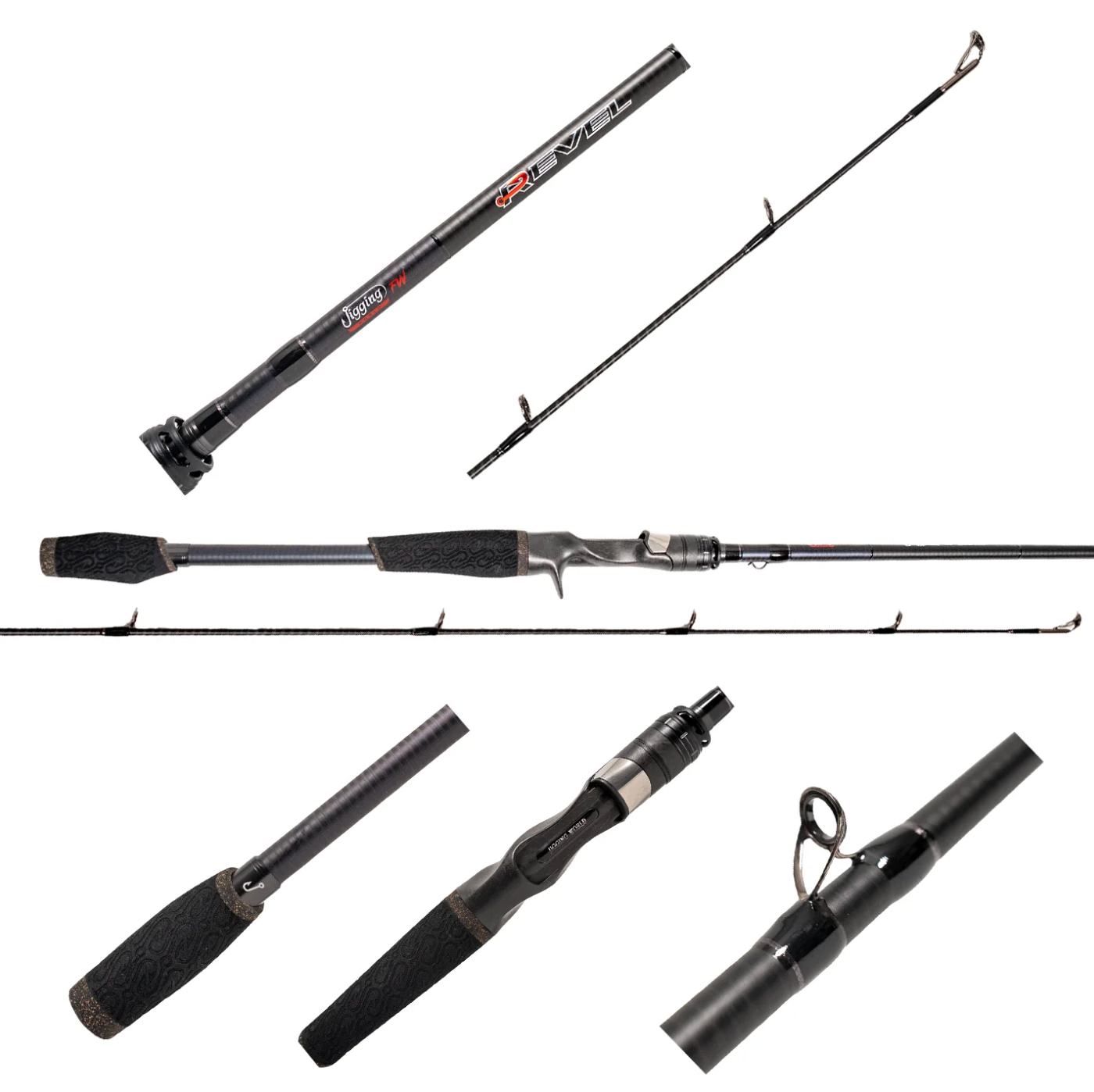 Jigging World Revel Casting Rods