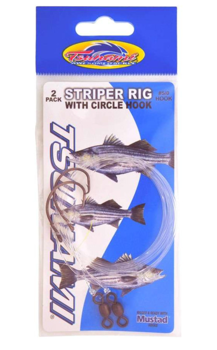 Tsunami SaltX Striped Bass Rig