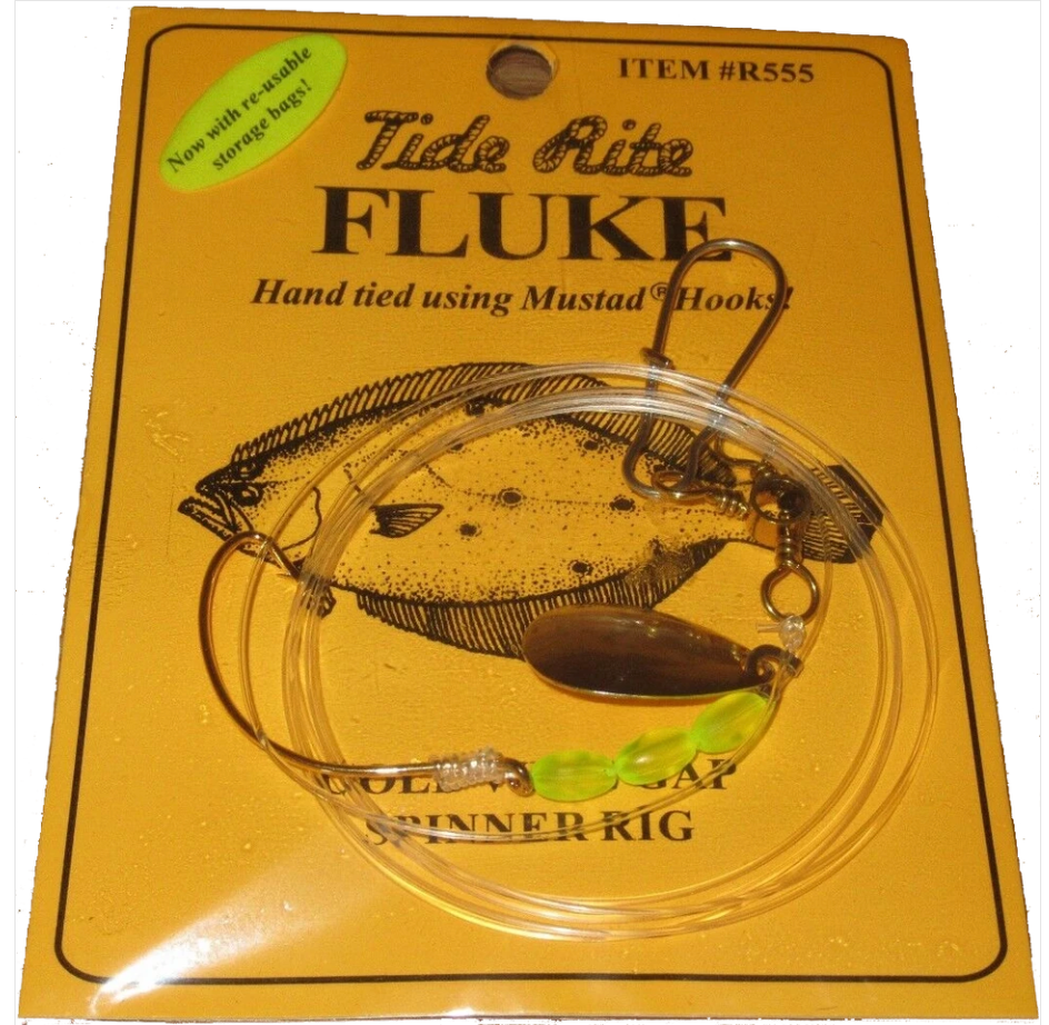 Tied Rite Hand Tied Spinner Rigs Wide Gap Hook, Gold